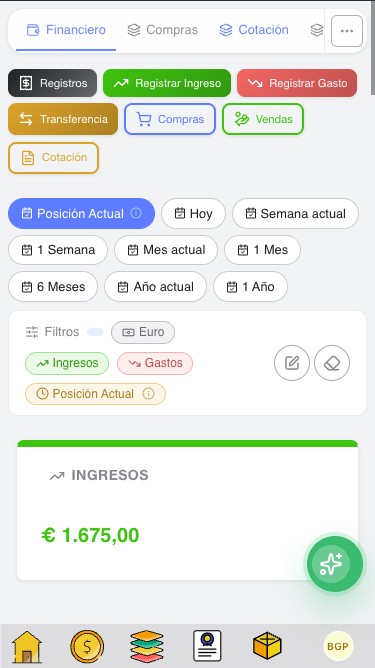 Financial Dashboard Mobile