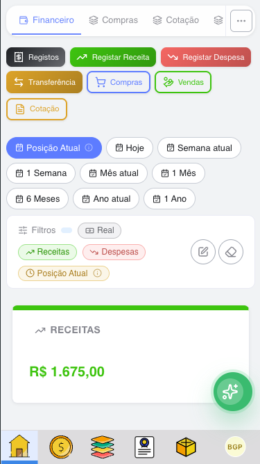 Financial Dashboard Mobile